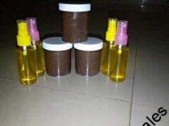 Glow black soap and glow oil
