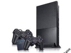Sony PS2 Slim Console, 2 Controllers for sale