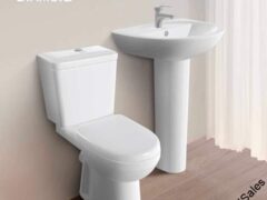 Water Closet set with basin for sale