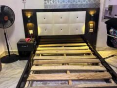 4 by 6 bedframe with free side drawer for sale
