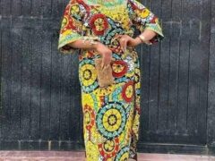 Medium Ankara gown style for ladies