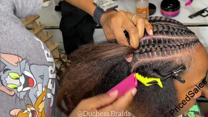 Simple Protective hairstyles for relaxed hair