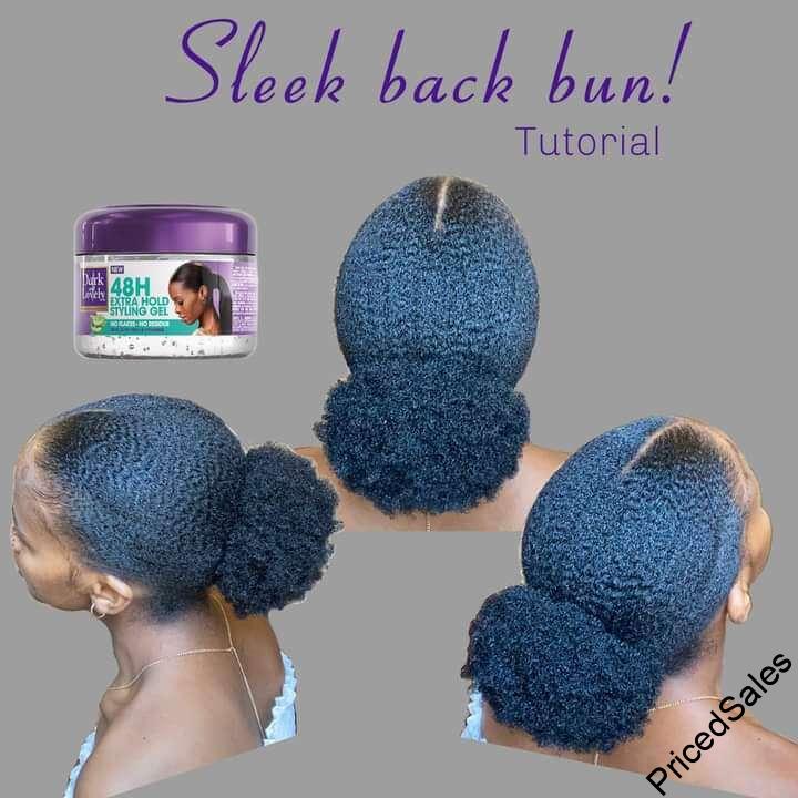Back Bun Hairstyles for ladies in Nigeria 