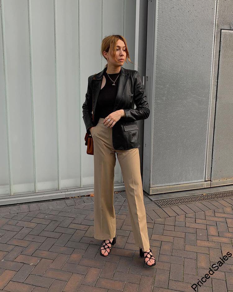 Blazer tops and trousers styles ideas