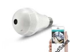 Wi Fi Bulb 360 Degree Cctv Camera