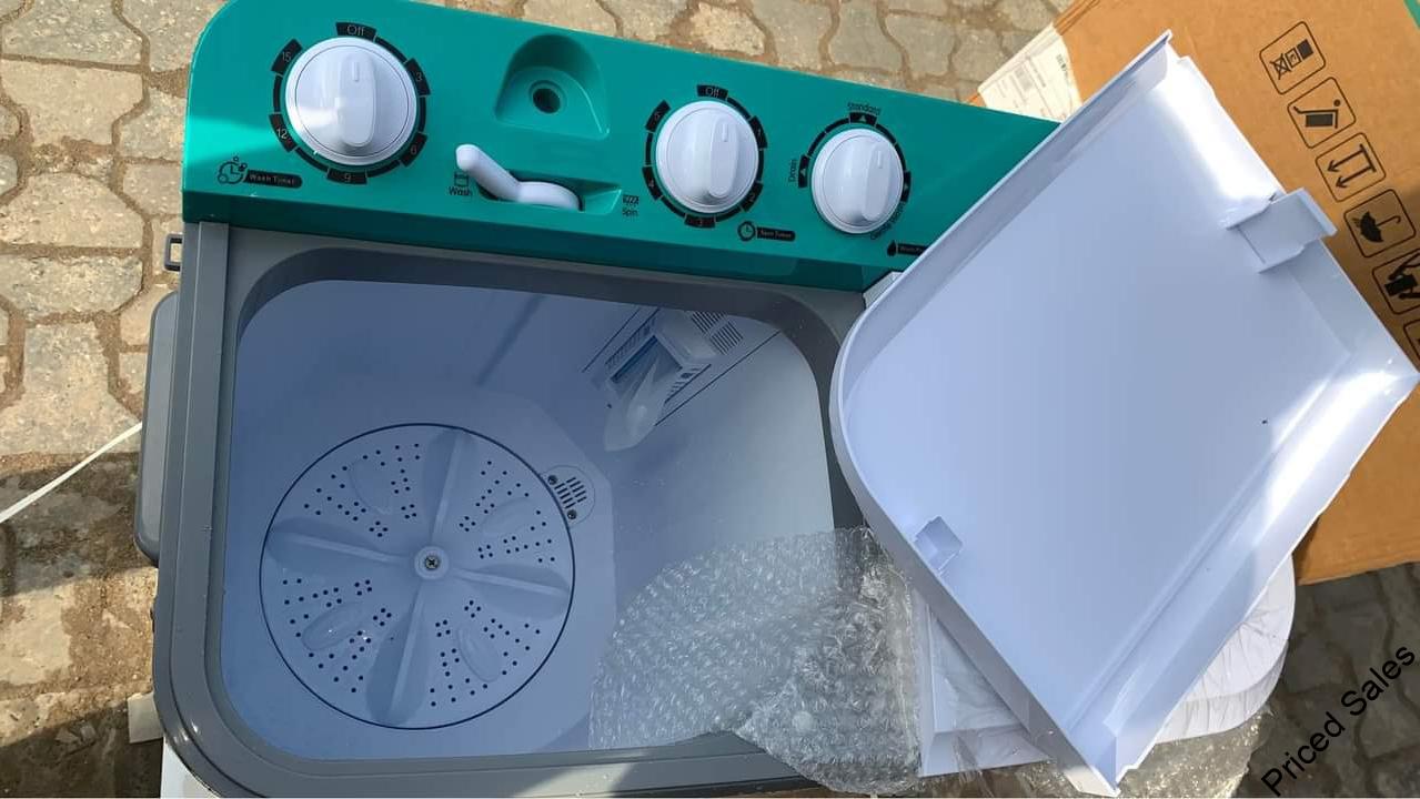 Inside a 5kg Hisense washing machine