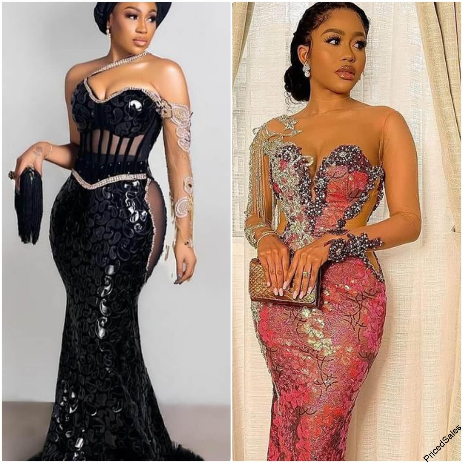 Latest Lace Gown Styles and Designs