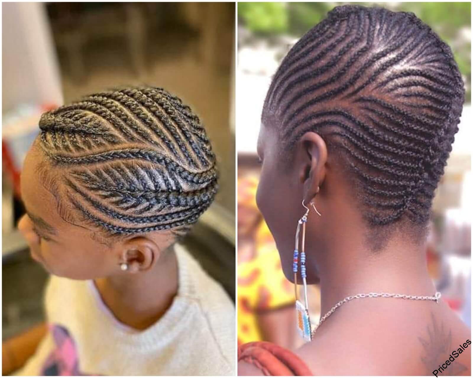 Thandaza freehand hairstyles for ladies 